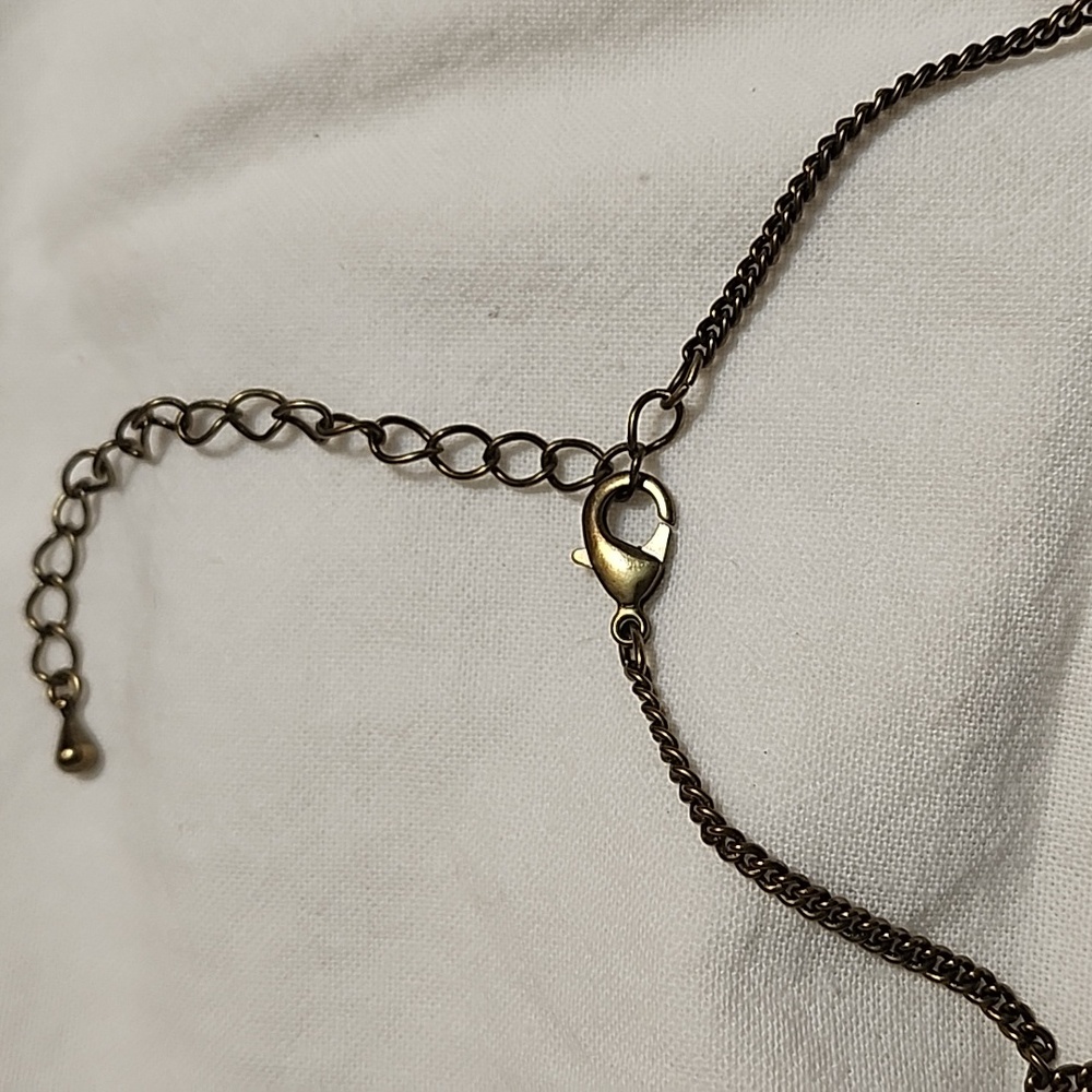 Lia Sophia gold tone butterfly necklace 16 in long - Picture 3 of 3